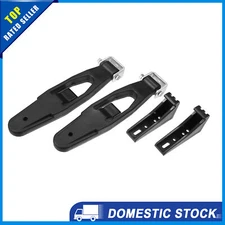 Pack of 4 for Kenworth W900 1987-2010 Engine Hood Bracket Lock Latch Assembly