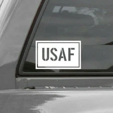 (2X) UNITED STATES AIR FORCE Vinyl Decal  Sticker USAF