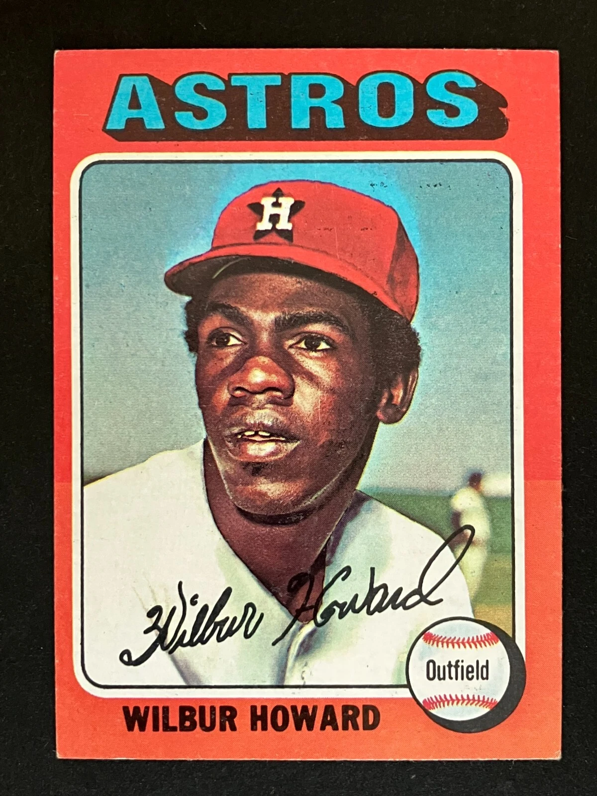 1975 TOPPS MINI HI-GRADE SET BREAK - WILBUR HOWARD - CARD #563 - ASTROS - NM