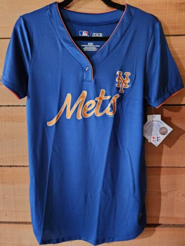 New York Mets Women's Baseball Shirt - S - Blue & Orange New With Tags Free Ship