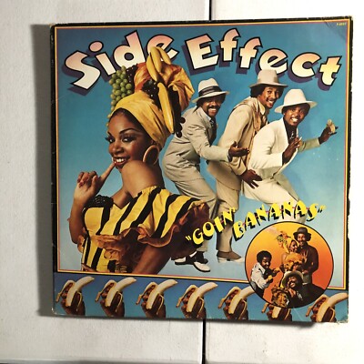 Side Effect Goin Bananas LP 1977 Fantasy Records  Vinyl Soul Funk Boogie VG+