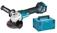 Makita DGA511Z Akku-Winkelschleifer 18V 125Mm Im Makpac 3 Koffer Mit Einlage