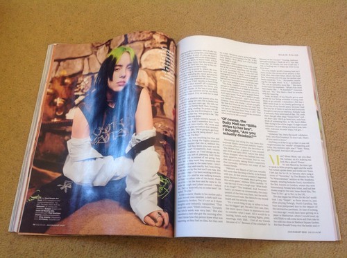 BILLIE EILISH GQ MENS MAGAZINE UK JULY 2020 BRITISH EDITION NEW & QUICK POSTAGE - 第 9/10 張圖片
