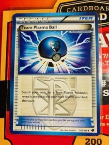 Team Plasma Ball 105/116 Uncommon Pokemon Plasma Freeze V6