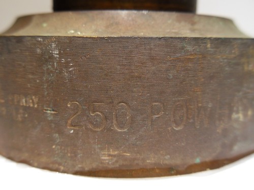 VTG 250 Powhatan Brass Fire Department Nozzle Adapter adjustable MISSING RUBBER - Picture 11 of 12