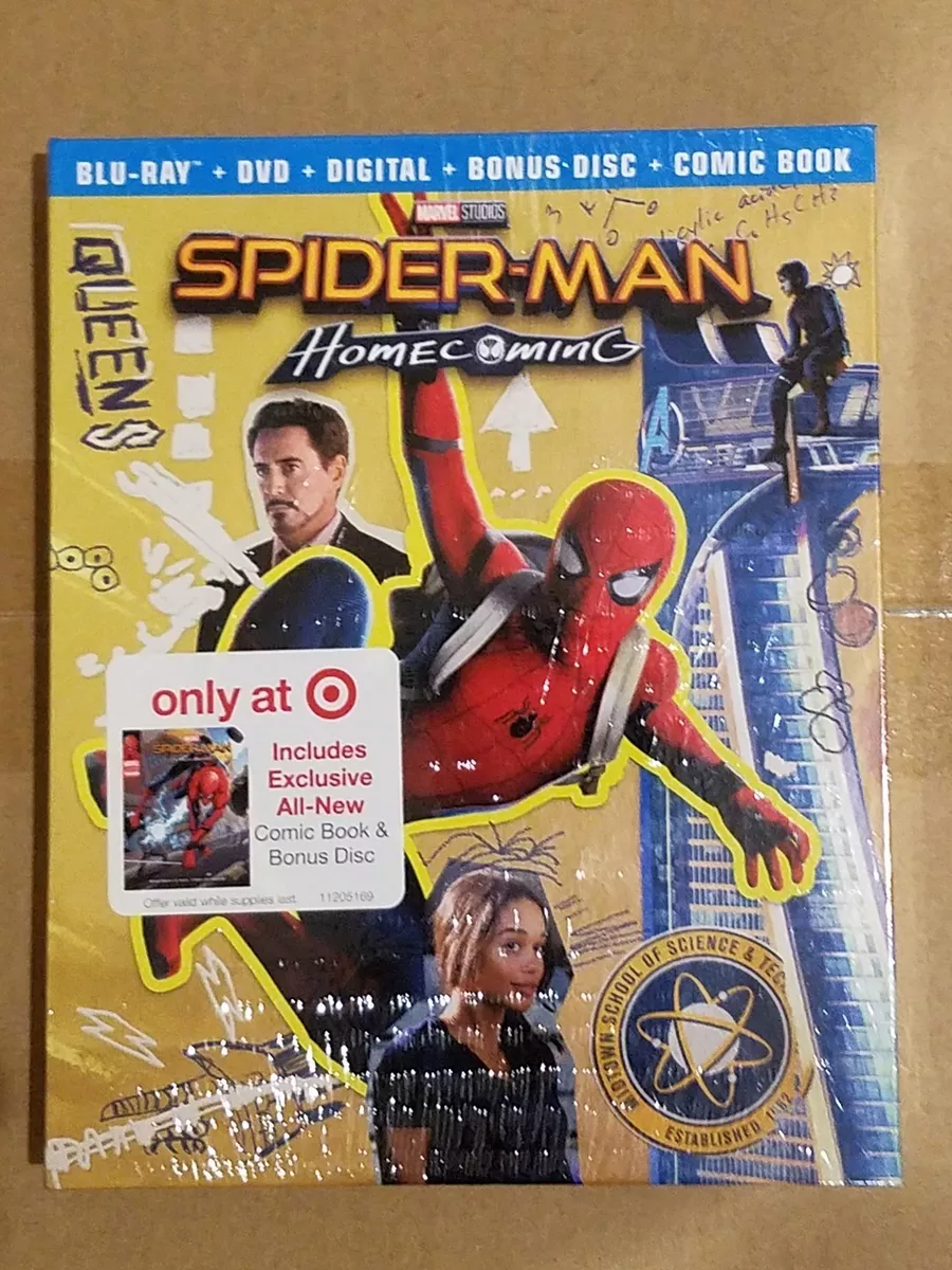 Spider-Man: Homecoming Blu-ray (Blu-ray + DVD + Digital HD)