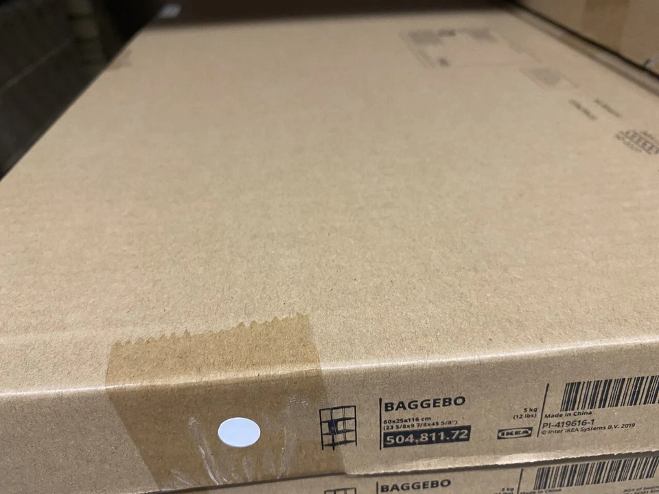 IKEA 4 Tier Stainless Steel Shelving Unit Home Living Room Metal White 116cm - Image 4 of 4