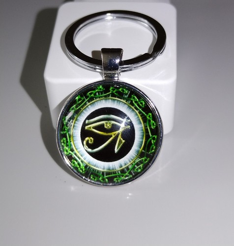 EYE OF HORUS EGYPTIAN VINTAGE PENDANT KEYRING - Picture 5 of 11