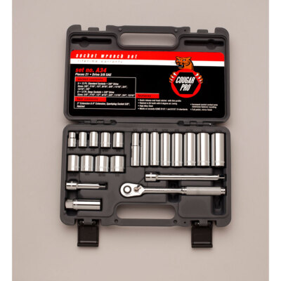 Wright Tool A34 3/8'' Dr. 21 Pc. 12 Pt. Std. & Deep