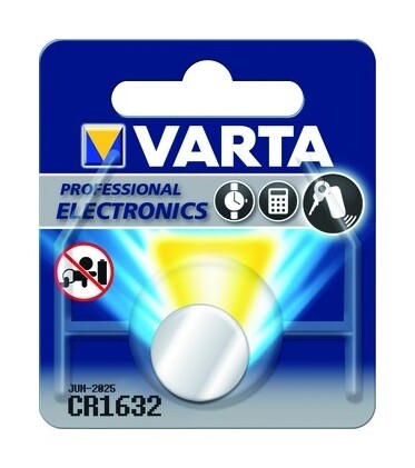 Varta Knopfzelle 3V Cr1632 Lithium 140Mah Ø16X3,2Mm Ohne Bezeichnung - Cr1632