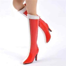 Stivali rossi Wonder Woman scala 1/6 per personaggio hot toys femminile 12" PH TBL