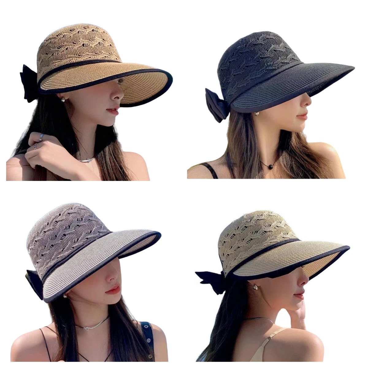 Beach Hats for Womens Straw Sun Hat Wide Brim Sun Hat Summer Sun Protection Hat
Opens in a new windo