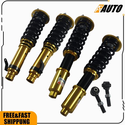 4PCS Coilover Struts Suspension Kit For Honda Accord 03-07 ACURA TSX CL9 04-08