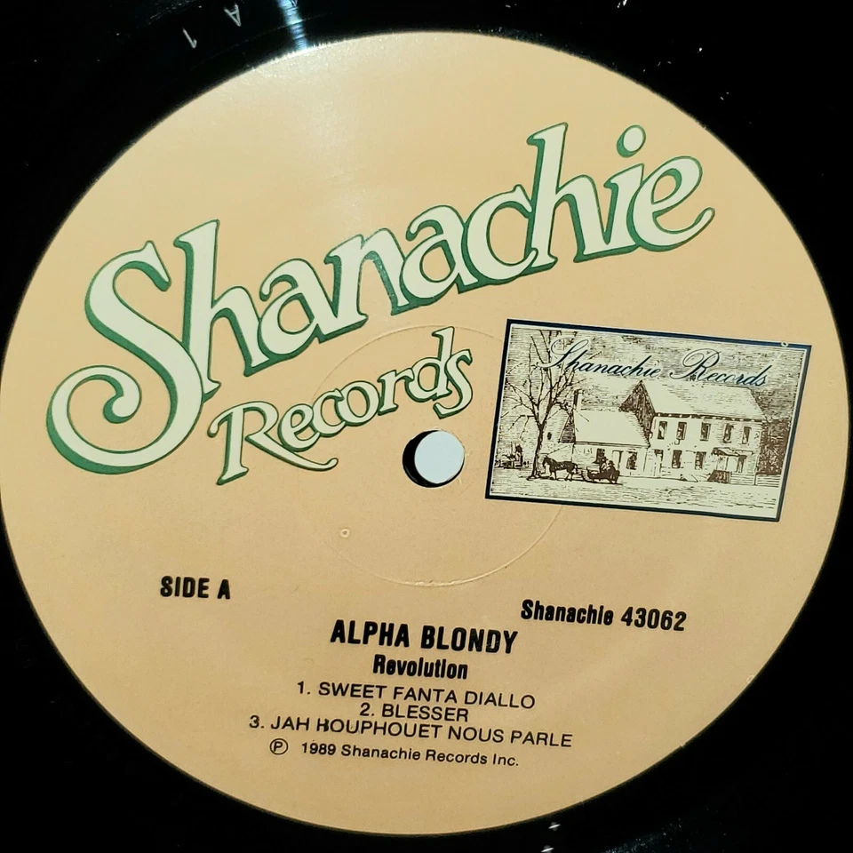 ALPHA BLONDY Revolution LP VG+ Vinyl Plays Well 1989 Shanachie Records 43062 Foto 3 de 3