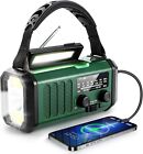 10000mAh Crank Radio, Emergency Radio, Solar Radio Sos Alarm Usb Type-C Charging