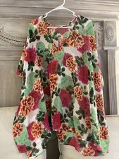 Show Me Your Mumu Cactus Bloom Print Poncho Tunic- Size Medium- EUC