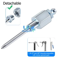 Bearing Grease Gun Needle Tip of The Mouth, Removable Needle Nose Head Nozzle