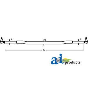 Tie Rod 5168933 fits Ford New Holland 7740 7740O 7840 7840O 8240 8340 Tl100 Tl70