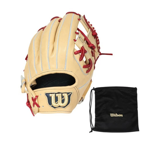 Gant De Baseball WILSON PROSTOCK Pour Intérieur (Infield) - Taille 11,75 Pouces, Droitier, Cuir, Fabriqué Au Japon