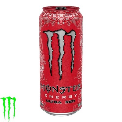 Monster Energy Ultra Red 473 ml. (Zero Sugar)