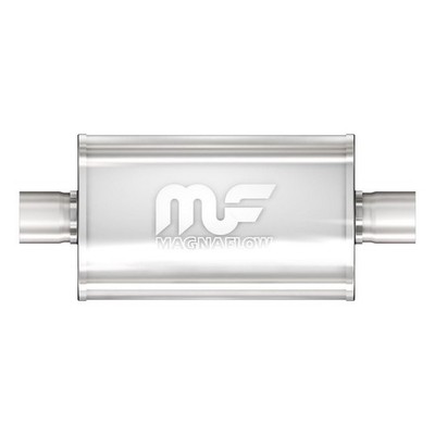 MagnaFlow 14216 Mufflers Straight-Through Performance Muffler; 2.5in. Center/Cen