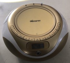Memorex MP4047 CD/MP3 Player AM/FM Radio Boombox 2007 Rare Gold