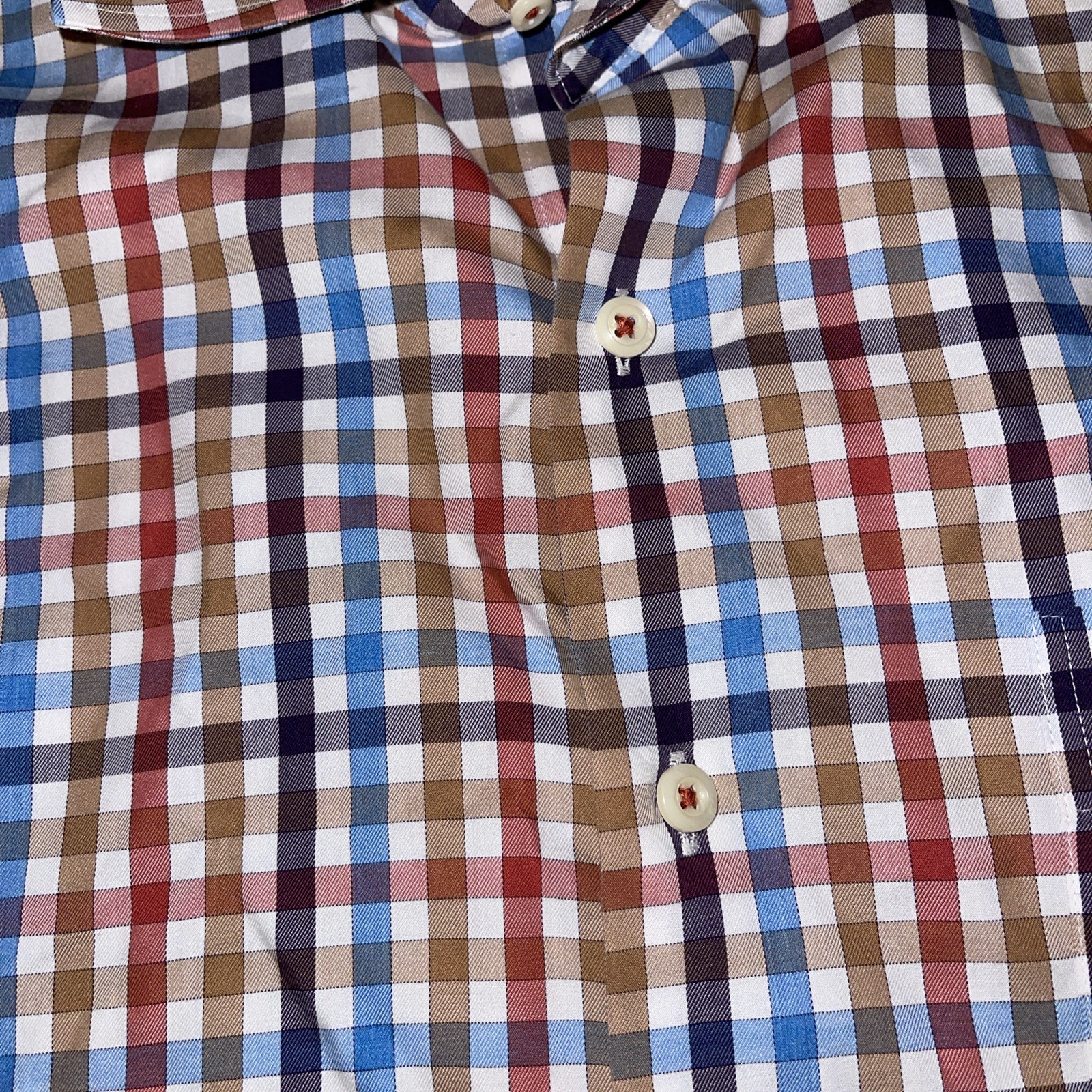 Peter Millar Button Down Collared Dress Shirt XXL… - image 5
