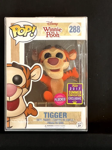 Funko Pop!  Disney: Winnie the Pooh TIGGER Vinyl Figure FLOCKED #288