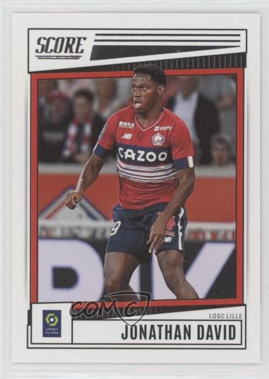 2022-23 Panini Score Ligue 1 Jonathan David #64 0y2x
