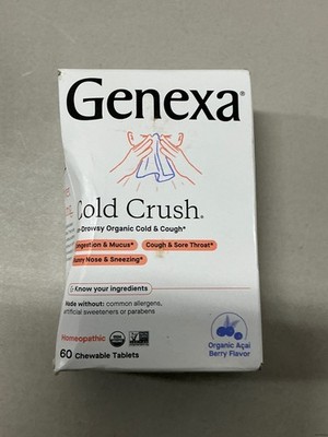 Genexa Cold Crush Chewable Tablets 60