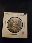 1941 Walking Liberty Half Dollar In Extremely Fine Condition