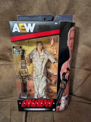 Kazuchika Okada Unrivaled ShopAEW Exclusive 1/3000 Jazwares Figure AEW NJPW