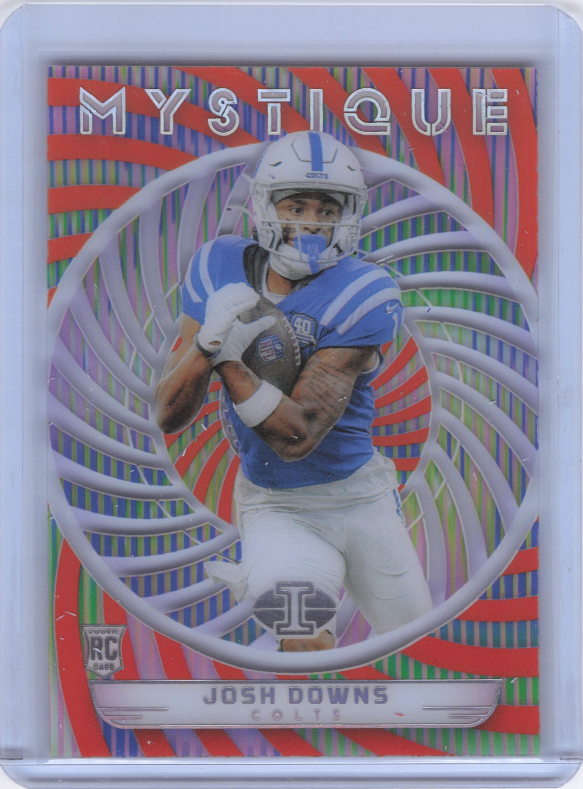2023 Panini Illusions #21 Josh Downs Mystique Orange