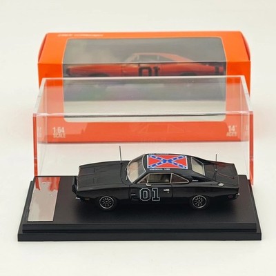 Mini Forge 1:64 1969 Chargr RT style General Lee Black Diecast Model Car Limited