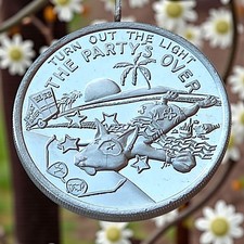 🍺 1 oz .999 Silver Round &ldquo;Turn Out the Light&rdquo; Bud Light Spuds MacKenzie Parody