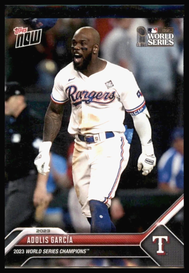 2023 Topps Now World Series Champions Texas Rangers - Adolis