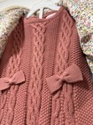 NEW Baby Toddler Girls Tommy Bahamas Kids Warm Winter Dark Pink Sweater Dress — photo 3