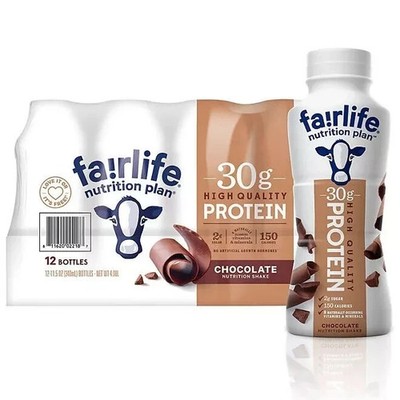 Fairlife Nutrition Plan 30g Chocolate Protein Shake 11.5 fl oz - 12 Pack