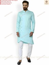 Mens Kurta Cotton Mens Shirt Long Sleeve Kurta Loose Shirt Mens Lounge
