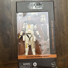 Star Wars  The Black Series 6  Clone Lieutenant Galle Action Figure  damaged