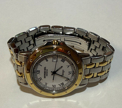 Raymond Weil Tango 5560 Two-Tone Roman Date Quartz 6-6.25  Wrist