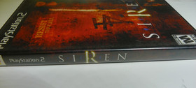 Siren Sony PlayStation 2 CIB Complete, Disk near mint Tested Working Black Label