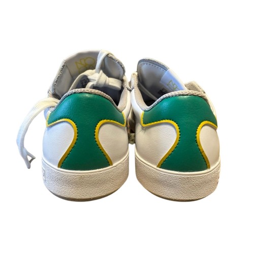 Sneakers Adidas Nora | Uomo 6 / Donna 7 | Nuove con etichette | Bianco/Verde/Giallo - Foto 3 di 8