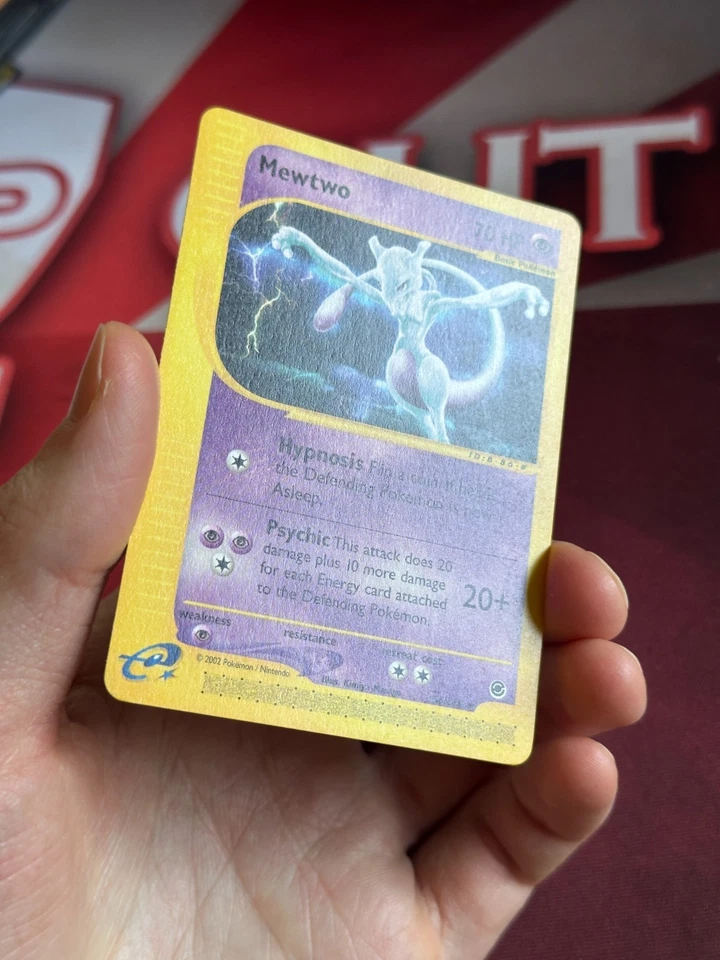 MEWTWO 56/165 Expedition Base Set E-SERIES NON-HOLO rare Pokemon TCG card NM+ - Image 2 of 3