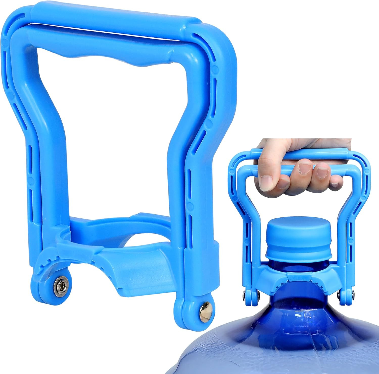 5 Gallon Water Bottle Handle, Heavy-Duty Water Jug Holder for Easy Carrying, Dua