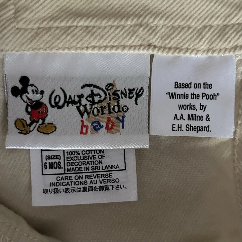 Mono de Pana Winnie The Pooh De Colección Y2K Infantil 6mo Walt Disney World Baby Frog Foto 4 de 4