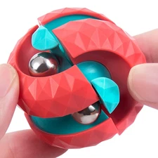 Unique Orbit Ball Fidget Toy, Novelty Beads Track Infinity Cube Stress Relief...