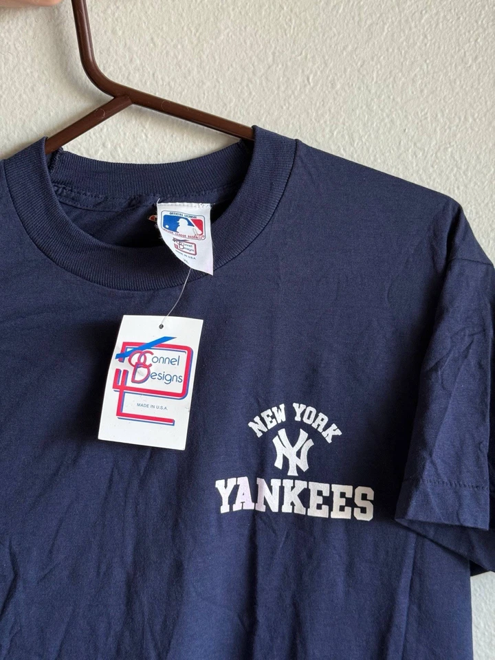 Camiseta De Colección Años 90 New York Yankees MLB Logo Gráfico 7 Para Hombre Talla XL EE. UU. Foto 2 de 4