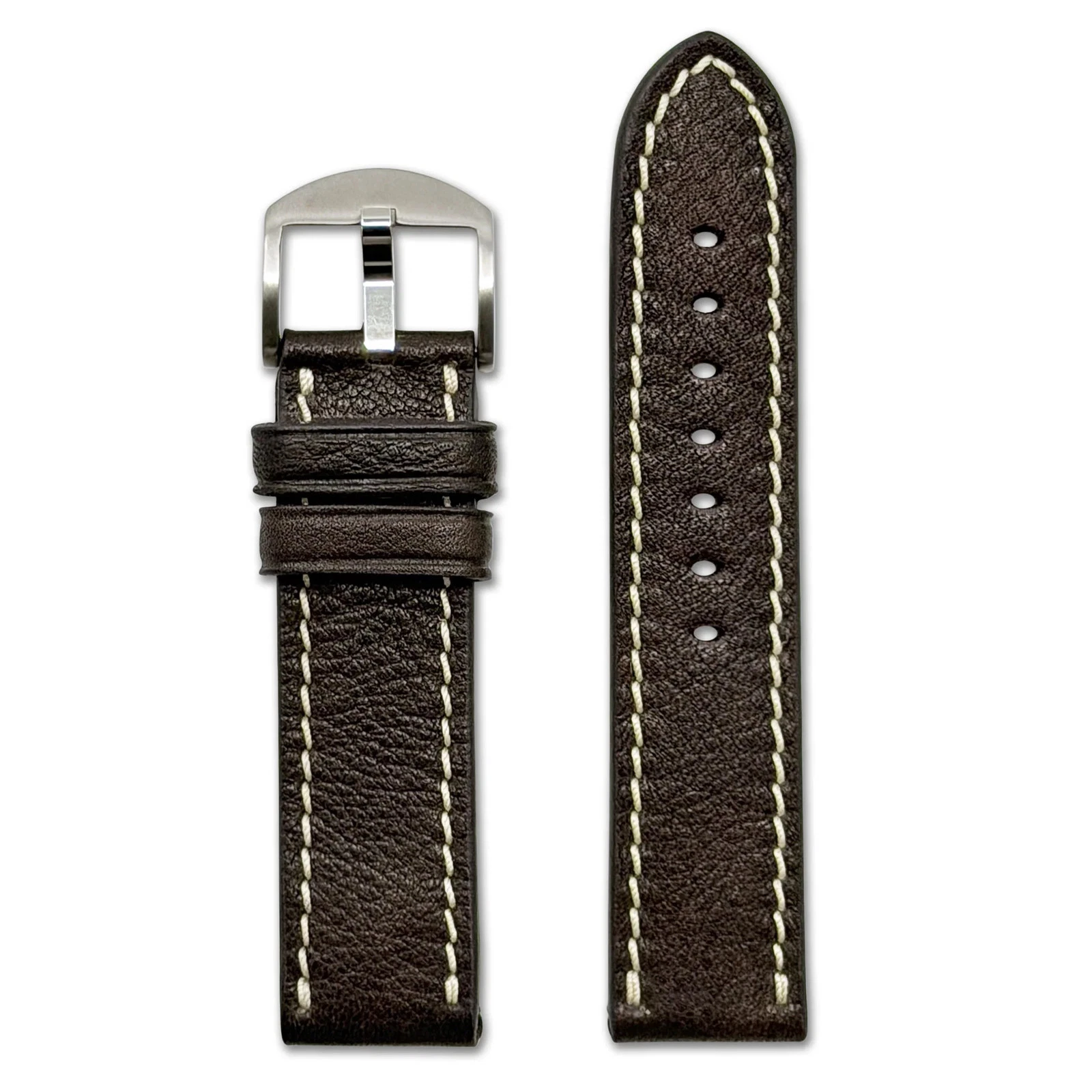Genuine Certified Organic Leather Watch Band | Starnberg | Mocha