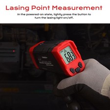 Infrared Thermometer -32°C To 400°C 37°F To 932°F High Accuracy LCD Display FIS